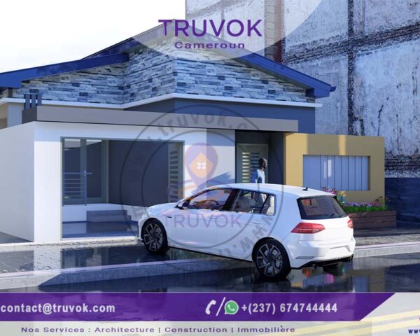 Bungalow de 3 chambres, Bakoko Douala