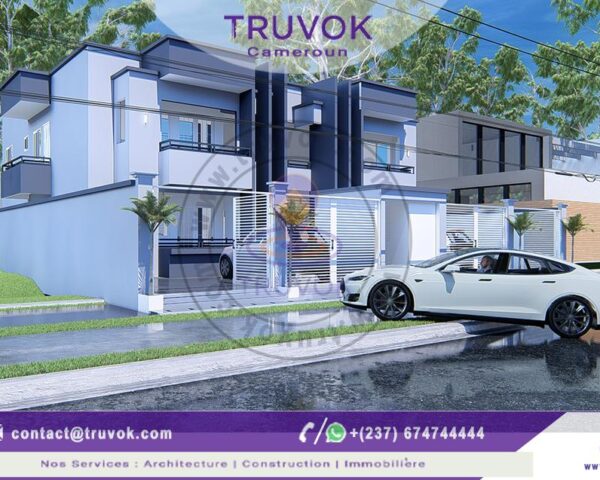 Immeuble de deux niveaux.