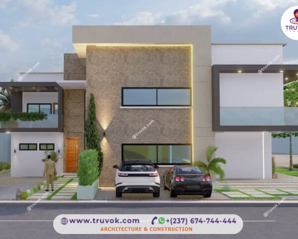 Résidence privée simple et moderne